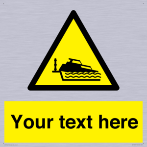 Custom warning grounding cruiser on lock cill